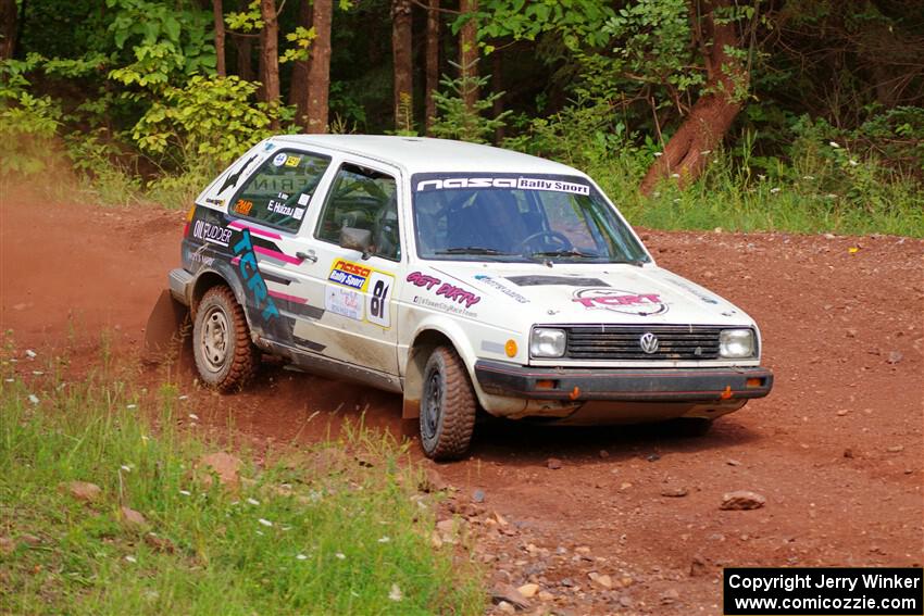 Shanti Witt / Elena Huizar VW Golf on SS6, Norway South II.