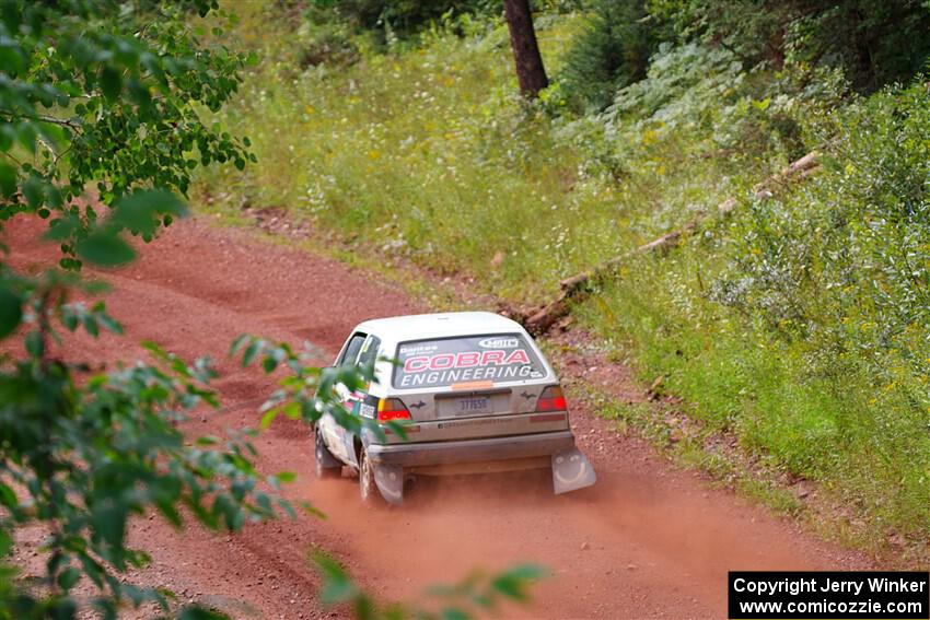 Shanti Witt / Elena Huizar VW Golf on SS6, Norway South II.