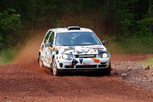 John Gusmano / Blake Richards VW GTI on SS6, Norway South II.