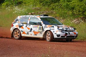 John Gusmano / Blake Richards VW GTI on SS6, Norway South II.