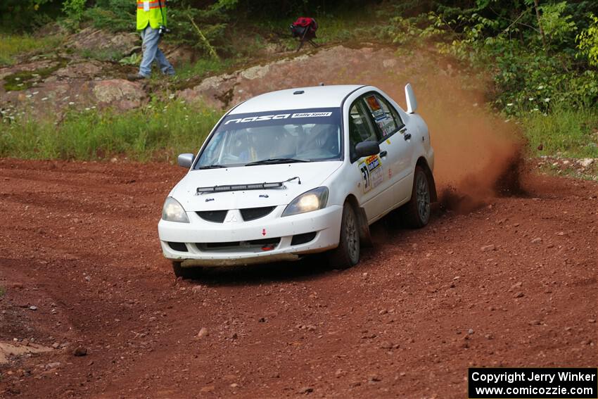 Andrew Bockheim / Salvatore LoPresti Mitsubishi Lancer on SS6, Norway South II.