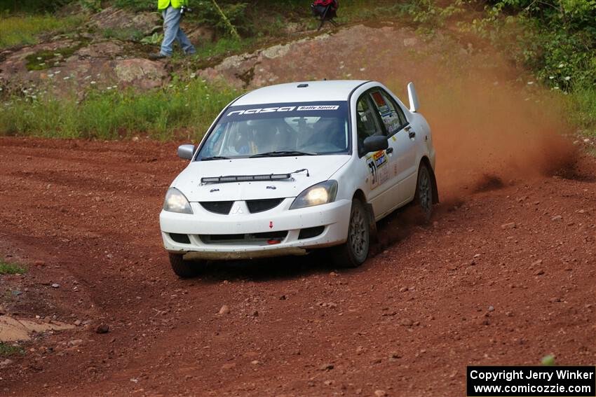 Andrew Bockheim / Salvatore LoPresti Mitsubishi Lancer on SS6, Norway South II.