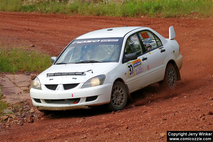 Andrew Bockheim / Salvatore LoPresti Mitsubishi Lancer on SS6, Norway South II.