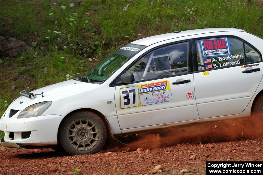 Andrew Bockheim / Salvatore LoPresti Mitsubishi Lancer on SS6, Norway South II.