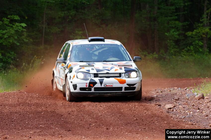 John Gusmano / Blake Richards VW GTI on SS6, Norway South II.