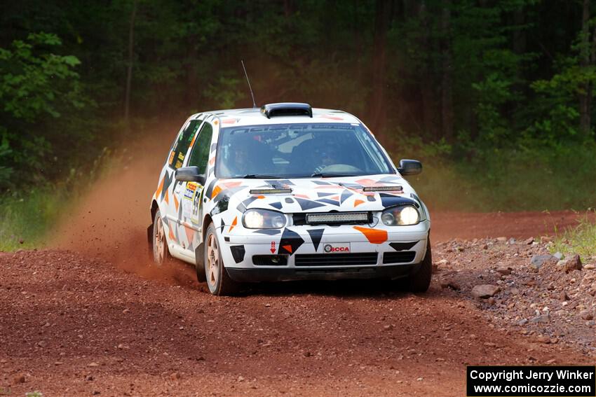 John Gusmano / Blake Richards VW GTI on SS6, Norway South II.