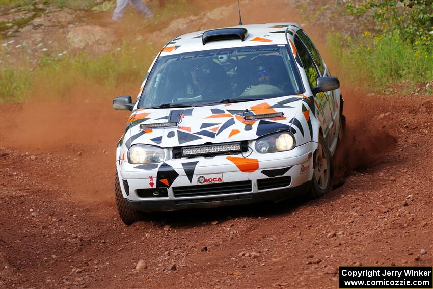 John Gusmano / Blake Richards VW GTI on SS6, Norway South II.