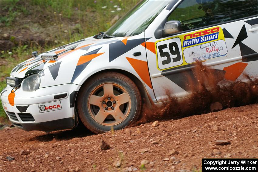 John Gusmano / Blake Richards VW GTI on SS6, Norway South II.