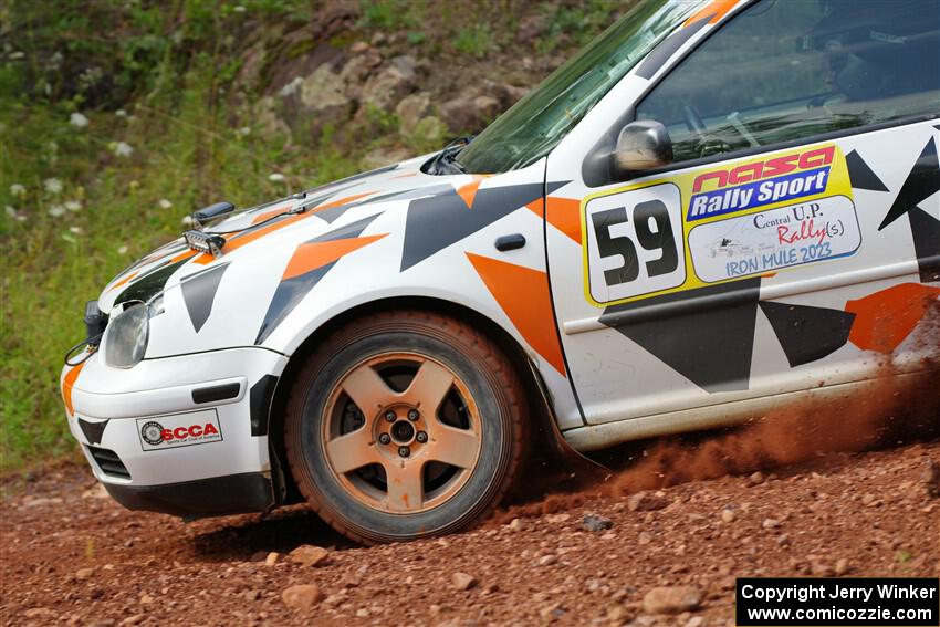 John Gusmano / Blake Richards VW GTI on SS6, Norway South II.