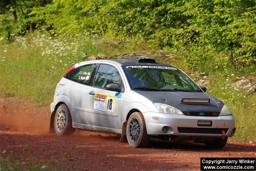 Srikanth Nayini / Otis Lee Miller Ford Focus SVT on SS6, Norway South II.