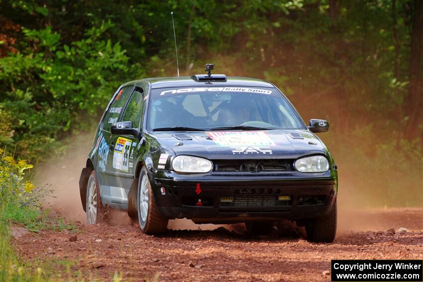 Chase Blakely / Mike Callaway VW GTI on SS6, Norway South II.