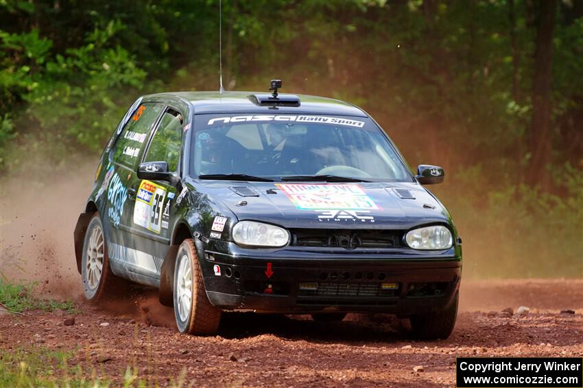 Chase Blakely / Mike Callaway VW GTI on SS6, Norway South II.