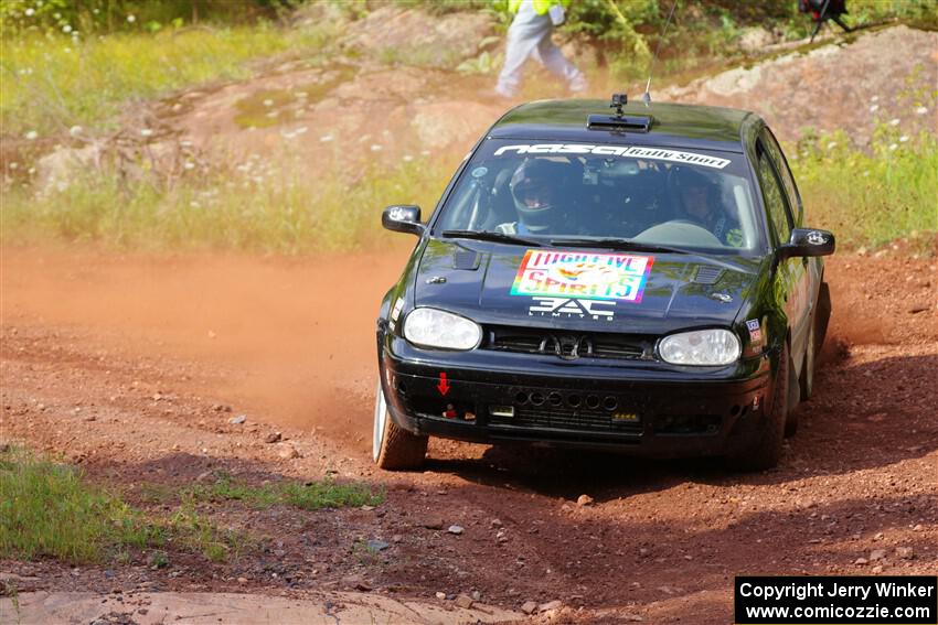 Chase Blakely / Mike Callaway VW GTI on SS6, Norway South II.