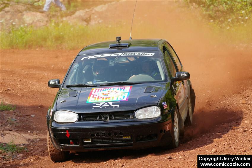 Chase Blakely / Mike Callaway VW GTI on SS6, Norway South II.