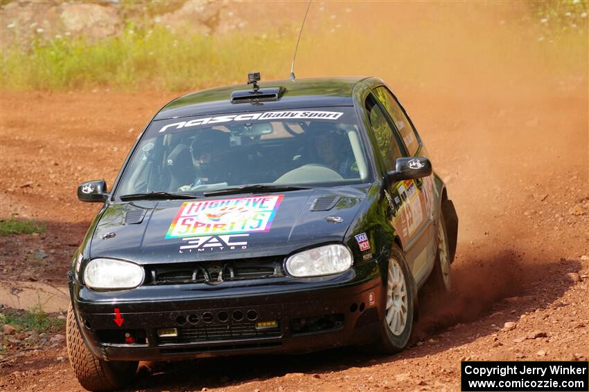 Chase Blakely / Mike Callaway VW GTI on SS6, Norway South II.