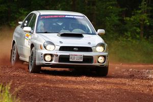 Noah Jacobson / Nathan Vance Subaru WRX on SS6, Norway South II.