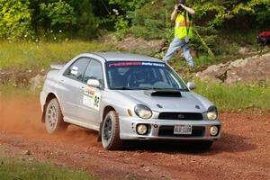 Noah Jacobson / Nathan Vance Subaru WRX on SS6, Norway South II.