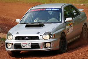 Noah Jacobson / Nathan Vance Subaru WRX on SS6, Norway South II.