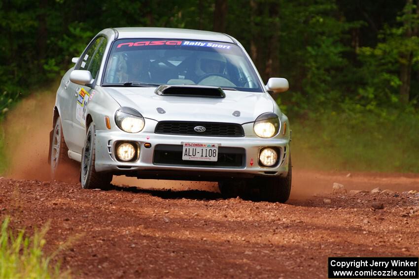 Noah Jacobson / Nathan Vance Subaru WRX on SS6, Norway South II.