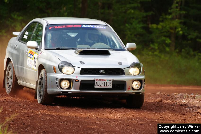 Noah Jacobson / Nathan Vance Subaru WRX on SS6, Norway South II.