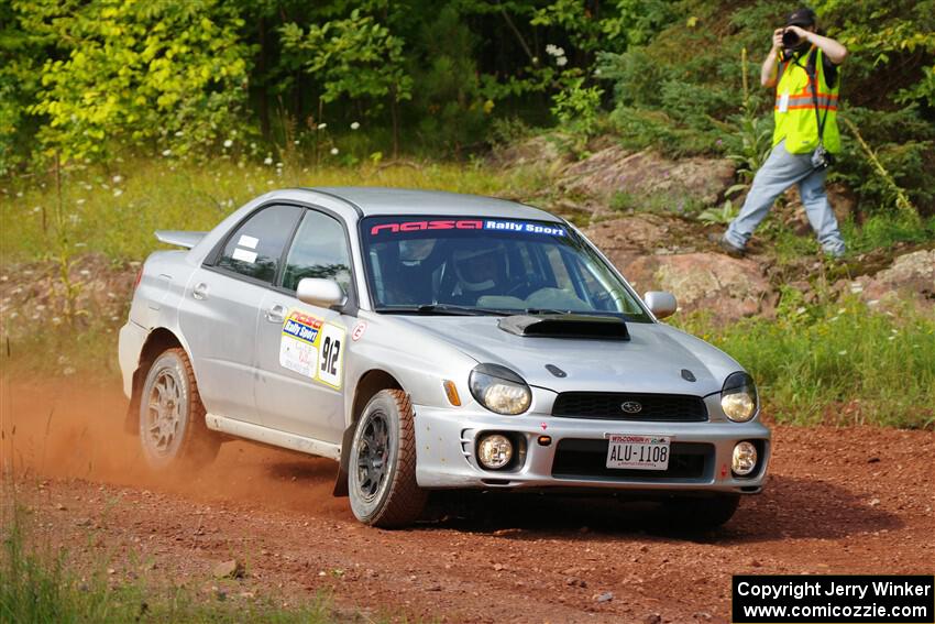 Noah Jacobson / Nathan Vance Subaru WRX on SS6, Norway South II.