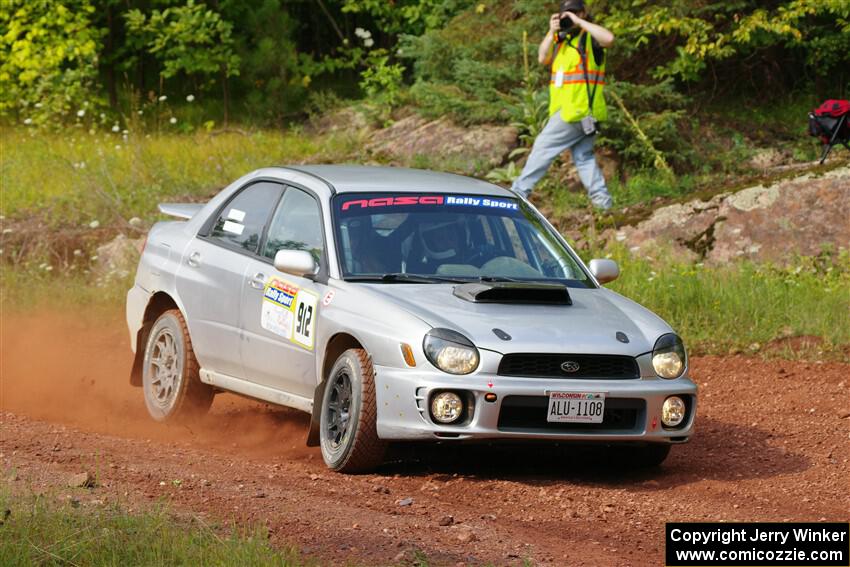 Noah Jacobson / Nathan Vance Subaru WRX on SS6, Norway South II.