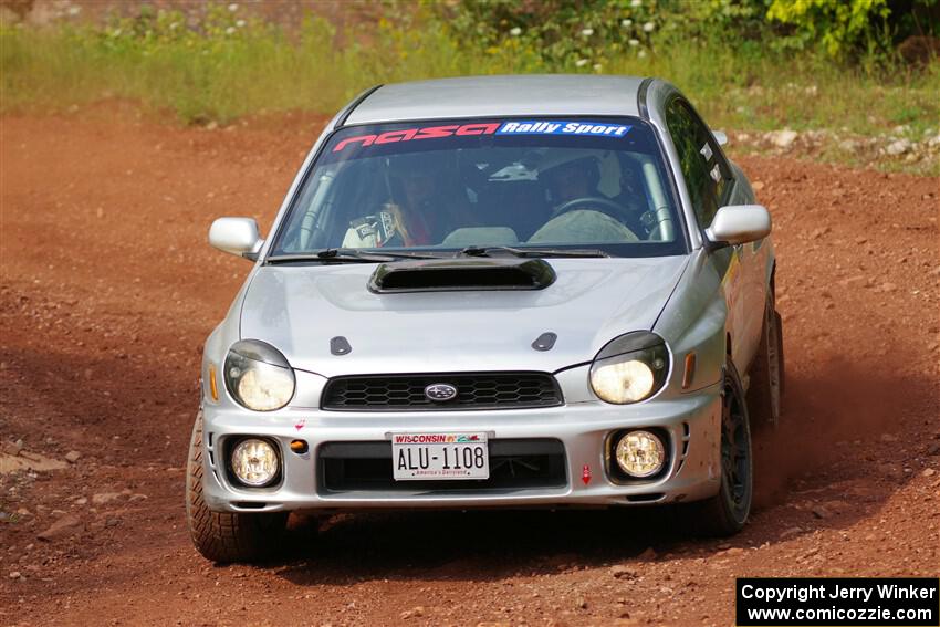 Noah Jacobson / Nathan Vance Subaru WRX on SS6, Norway South II.