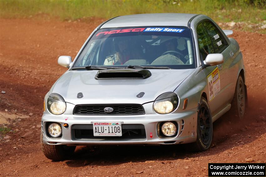 Noah Jacobson / Nathan Vance Subaru WRX on SS6, Norway South II.