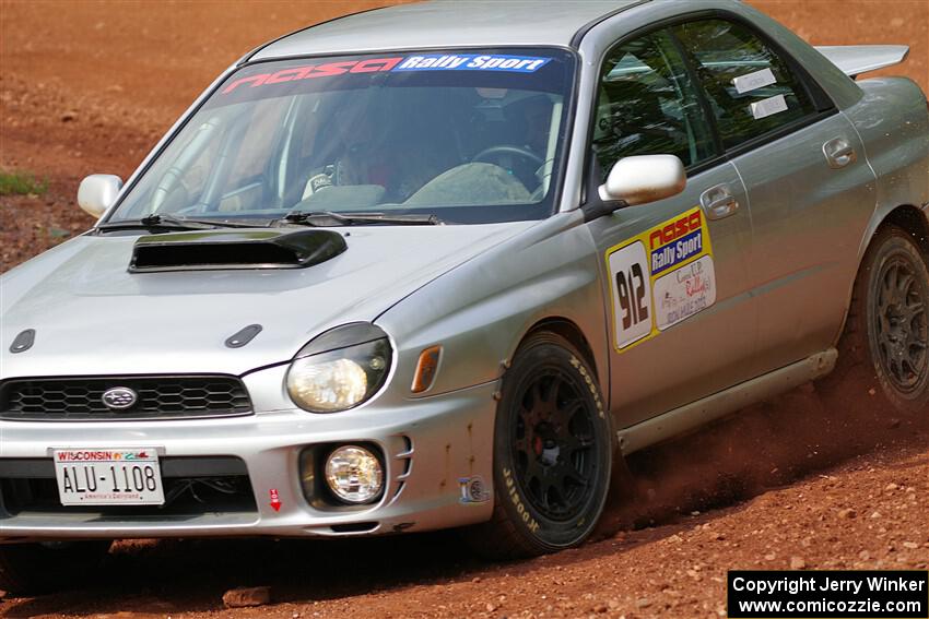 Noah Jacobson / Nathan Vance Subaru WRX on SS6, Norway South II.