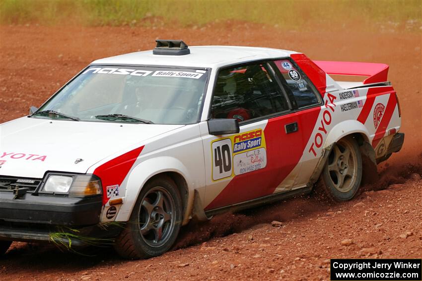 Eric Anderson / Taylor Haelterman Toyota Celica GTS on SS6, Norway South II.