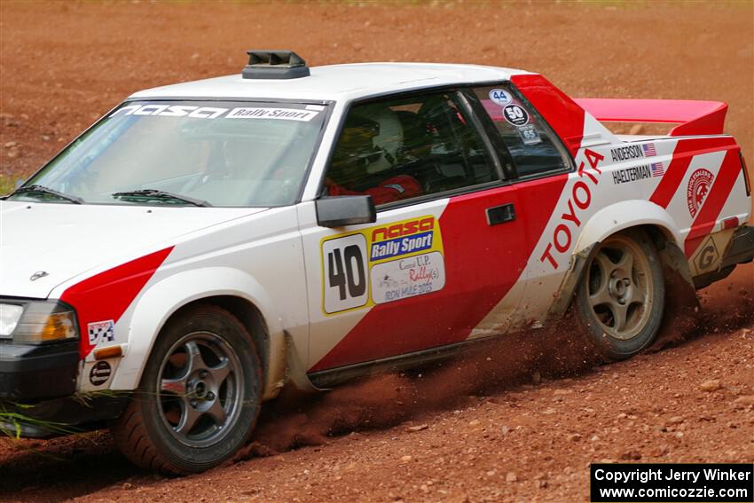 Eric Anderson / Taylor Haelterman Toyota Celica GTS on SS6, Norway South II.