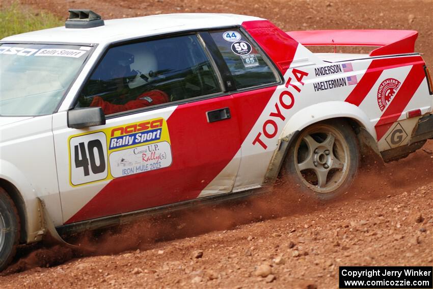 Eric Anderson / Taylor Haelterman Toyota Celica GTS on SS6, Norway South II.