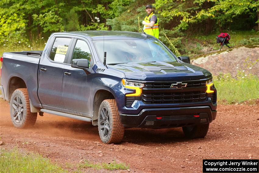 A Chevy Silverado sweeps SS6, Norway South II.