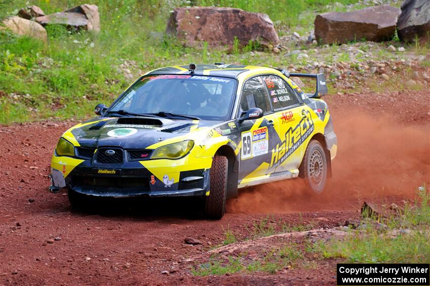 Colin Schulz / Ian Nelson Subaru WRX STi on SS7, Norway North II.