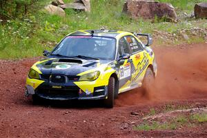 Colin Schulz / Ian Nelson Subaru WRX STi on SS7, Norway North II.