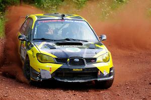 Colin Schulz / Ian Nelson Subaru WRX STi on SS7, Norway North II.