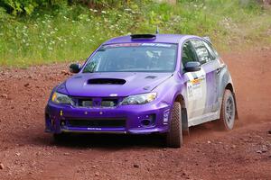 Silas Himes / Charlotte Himes Subaru WRX STi on SS7, Norway North II.