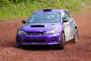 Silas Himes / Charlotte Himes Subaru WRX STi on SS7, Norway North II.