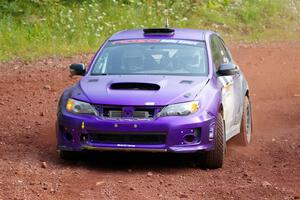 Silas Himes / Charlotte Himes Subaru WRX STi on SS7, Norway North II.