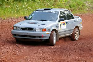 Dexter Clark / Bryce Proseus Nissan Sentra SE-R on SS7, Norway North II.