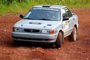 Dexter Clark / Bryce Proseus Nissan Sentra SE-R on SS7, Norway North II.