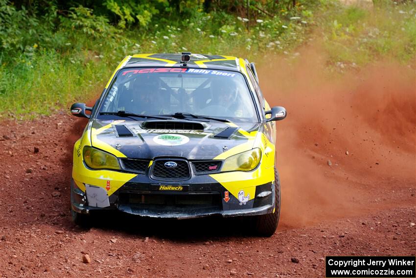 Colin Schulz / Ian Nelson Subaru WRX STi on SS7, Norway North II.