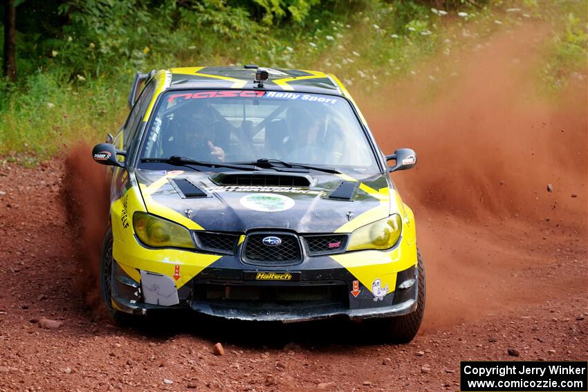 Colin Schulz / Ian Nelson Subaru WRX STi on SS7, Norway North II.