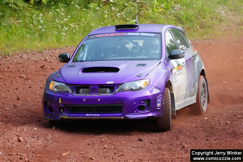 Silas Himes / Charlotte Himes Subaru WRX STi on SS7, Norway North II.