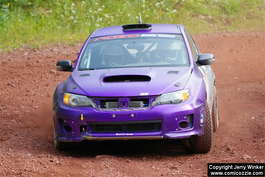 Silas Himes / Charlotte Himes Subaru WRX STi on SS7, Norway North II.