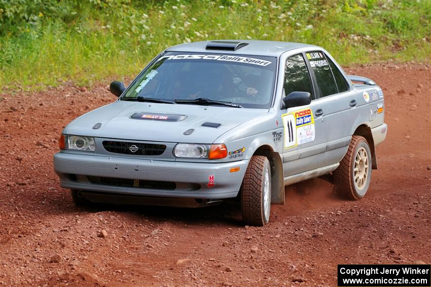 Dexter Clark / Bryce Proseus Nissan Sentra SE-R on SS7, Norway North II.