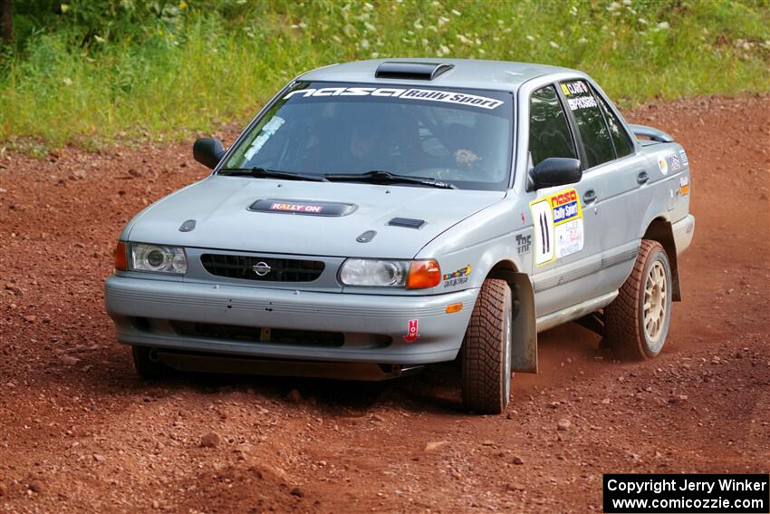 Dexter Clark / Bryce Proseus Nissan Sentra SE-R on SS7, Norway North II.