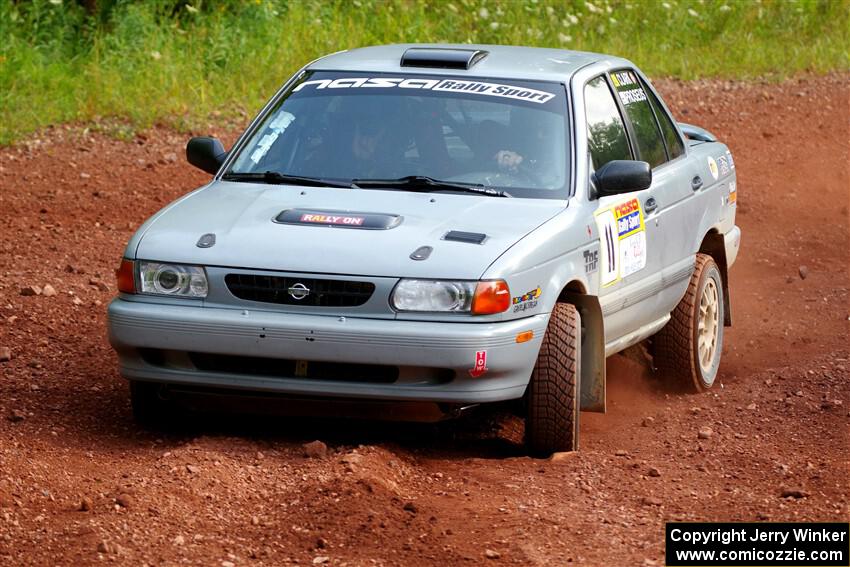 Dexter Clark / Bryce Proseus Nissan Sentra SE-R on SS7, Norway North II.