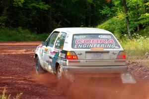 Shanti Witt / Elena Huizar VW Golf on SS7, Norway North II.