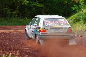 Shanti Witt / Elena Huizar VW Golf on SS7, Norway North II.